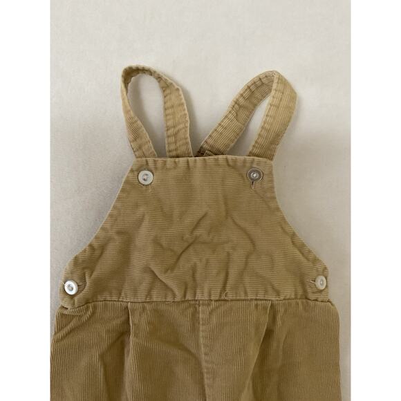 JCPenney Vintage Toddler Time Toddler Tan Corduroy Overalls 1.5 Years (12-18 M) - Picture 1 of 6